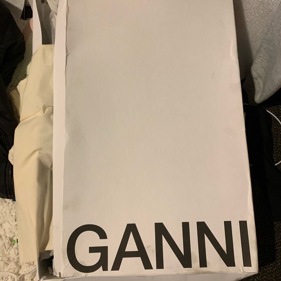 BRAND NEW GANNI Western croc leather knee boots 37 - Picture 5 of 7